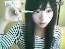 狮威美女搞笑一只笔的用处