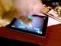 Cat Plays Fruit Ninja on iPad 猫猫玩忍者水果