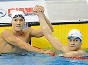 泳坛双雄孙杨pk朴泰桓