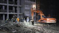河南一在建楼房坍塌5死9伤