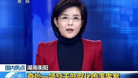 湖南衡阳曝翻版"雷政富案"