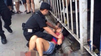 桂林汽车站一女子持刀乱砍人
