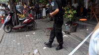 成都街头现砍人事件一人伤