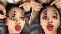 泰化妆师打造超惊悚妆容