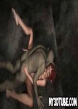 Hot 3D elf babe sucks and fucks a green monsterѸ